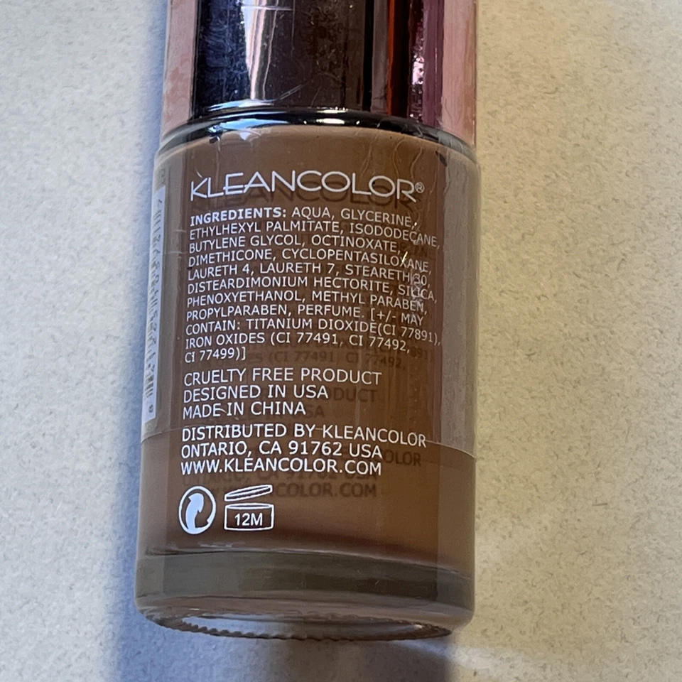 KleanColor Flawless Liquid Foundation #06 Espresso (1.01 fl oz) - Image 4 of 4