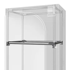 Heavy-Duty Mounting Bars for 2x4' Grow Tents, Prevents Walls From Sucking In