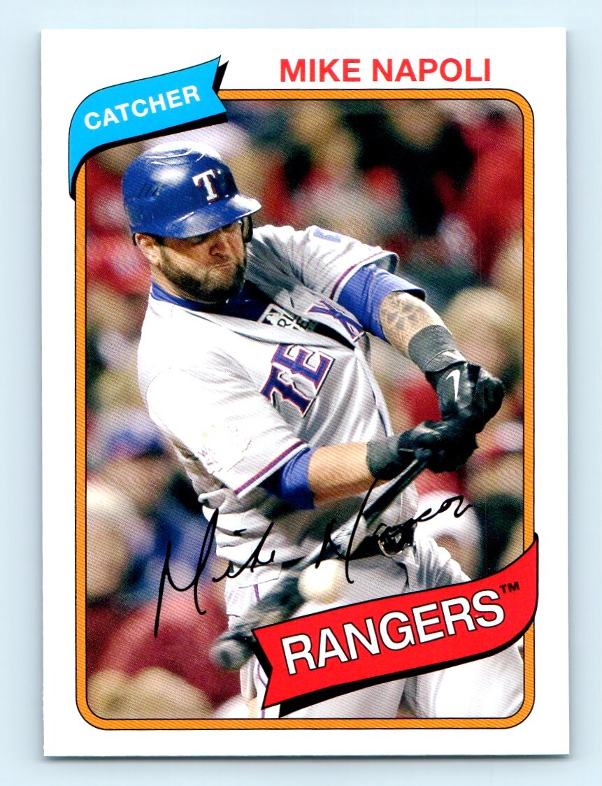2012 Topps Archives Mike Napoli Texas Rangers #135