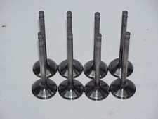 8 Titanium 8mm Exhaust Valves 4.970 -1.550 Nascar Ls Chevy Xceldyne Nascar