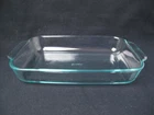 PYREX Casserole Baking Dish 232 Qt Clear Glass Vintage