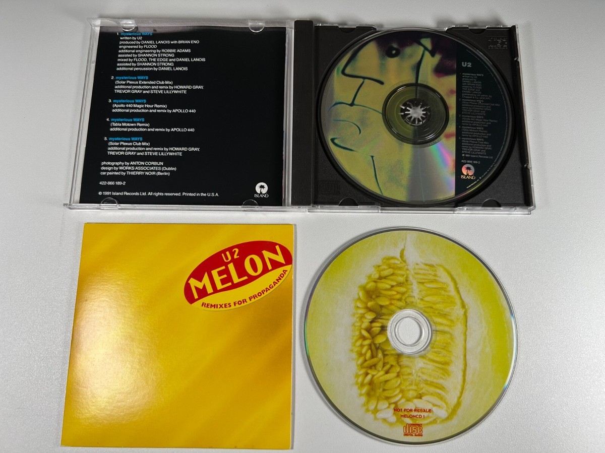 RARE* U2 MELON CD - Remixes for Propaganda (3 other remixes