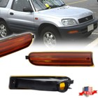For 1996-1997 Toyota Rav4 Front Bumper Parking Turn Signal Light Amber Lens 2PCS