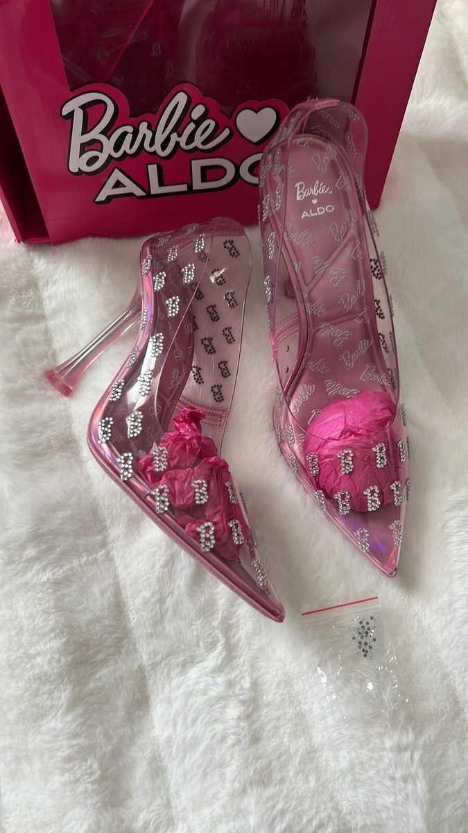 NWT Barbie X Aldo Barbietessy Stiletto Heel, Size 8.5 | eBay