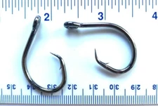 500 GT 4X strength L2004 Offset Black Nickel Circle Hooks size 4/0 