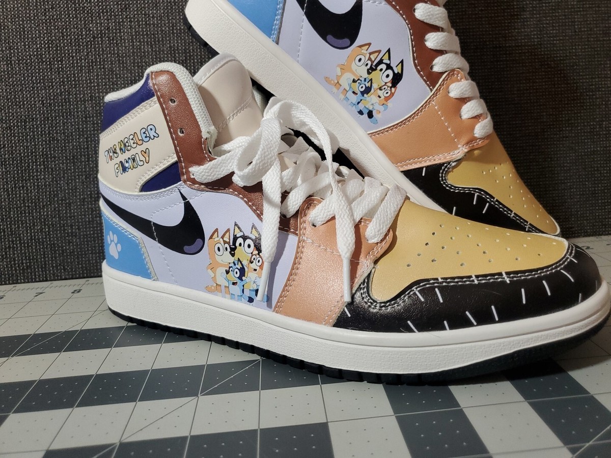 Bluey Bingo Show Hi-Top Sneakers Shoes New Women's Size