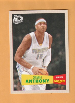 Carmelo Anthony Denver Nuggets 2007-08 Topps 1957-58 Variations #15 Syracuse 4E