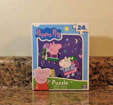 Peppa Pig Shaped Puzzle 24 Piece Space NEW