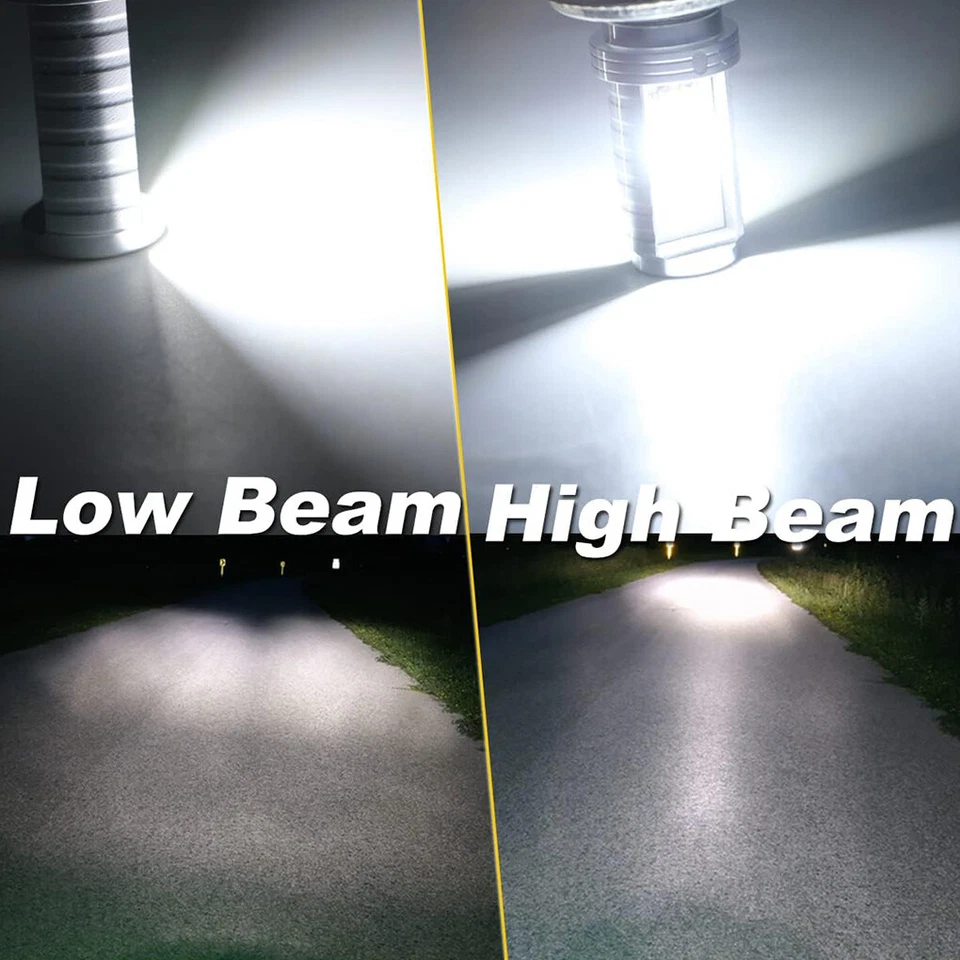 For Polaris Trail Boss 350L 2x4 and 4x4, 1990 1991 1992 1993, LED Headlight Bulb - Imagem 2 de 4