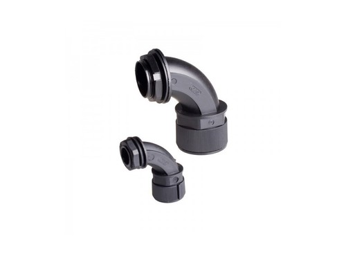 Corrugated Flexible Conduit Fittings Black for PA 10mm to 106mm OD - Picture 3 of 6