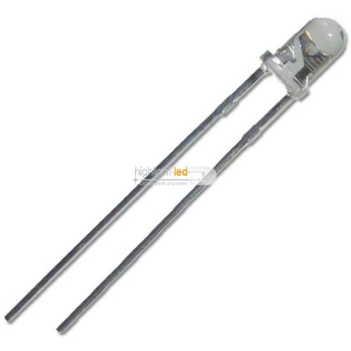 LED 3mm wasserklar versch Farben & Helligkeit Leuchtdioden LEDs transparent 3 mm - Bild 5 von 17