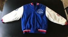 Kids Reebok NFL Colts Super Bowl Champions Football Jacket Blue Sz 10-12 Revers