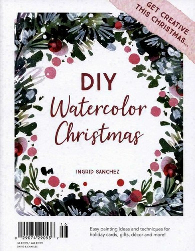 DIY WATERCOLOR CHRISTMAS MAGAZINE 2021,EASY PAINTING IDEAS&TEHNIQUES CARDS,GIFTS - Foto 1 di 9