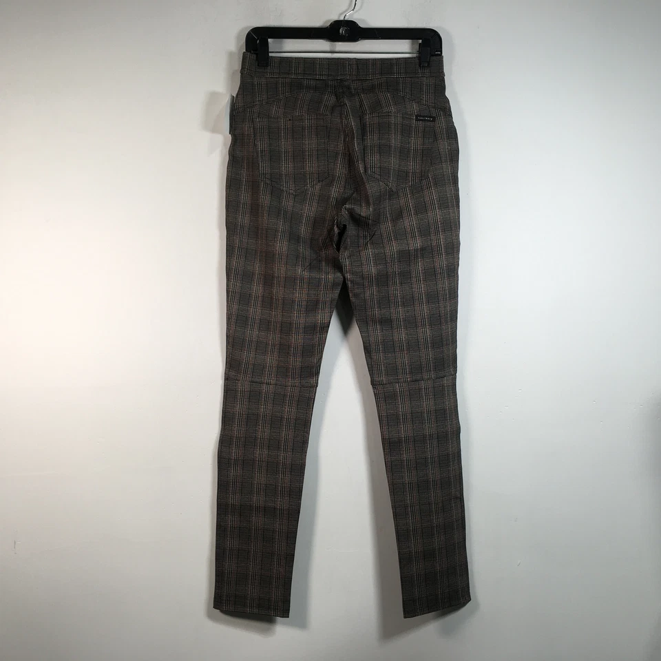 Женские леггинсы в клетку Sanctuary, размер M — коричневые/разноцветные - Изображение 2 из 4