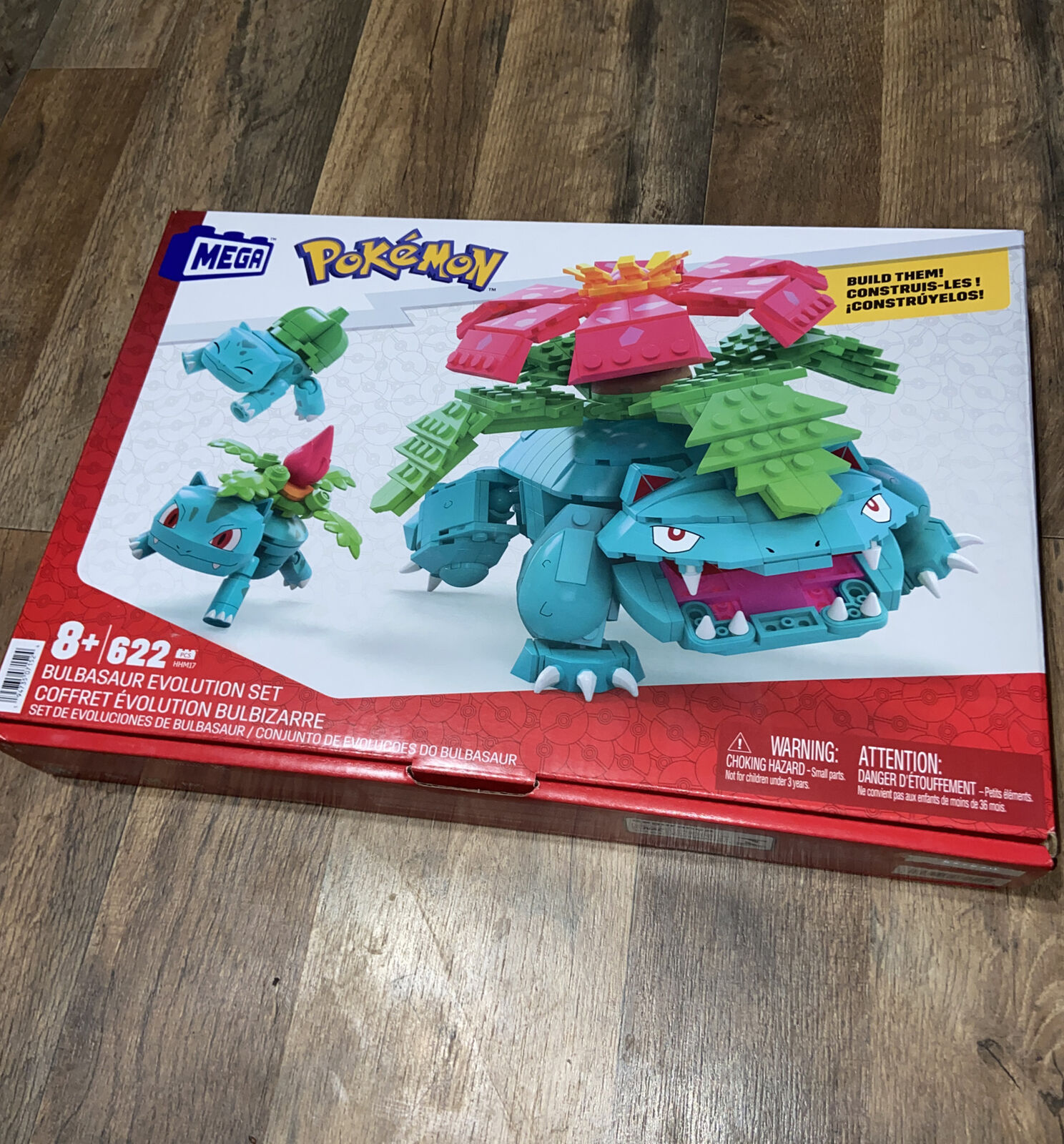 MEGA BLOKS - POKÉMON COFFRET ÉVOLUTION BULBIZARRE - CONSTRUCTION