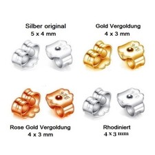 925 S.SILBER  CZ  OHRHACKEN  OHRSTECKER  OHRRINGE OHRMUTTER SCHMUCK BASTELN /321