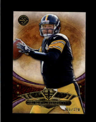BEN ROETHLISBERGER 2013 TOPPS TRIPLE THREADS #17 PURPLE PARALLEL #231/320 BD4531