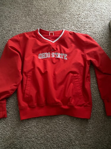 Rompevientos Nike para niños rojo Ohio State manga larga talla grande 12-14 - Imagen 2 de 11