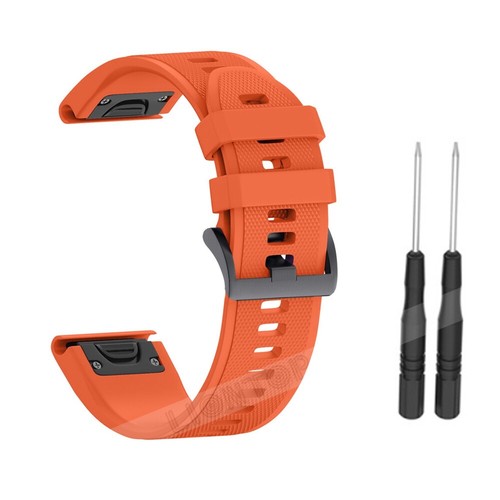 Per Garmin Fenix 3 5 5S 5X Plus 6X 7 7 7X cinturino da polso in silicone facile vestibilità - Foto 5 di 57