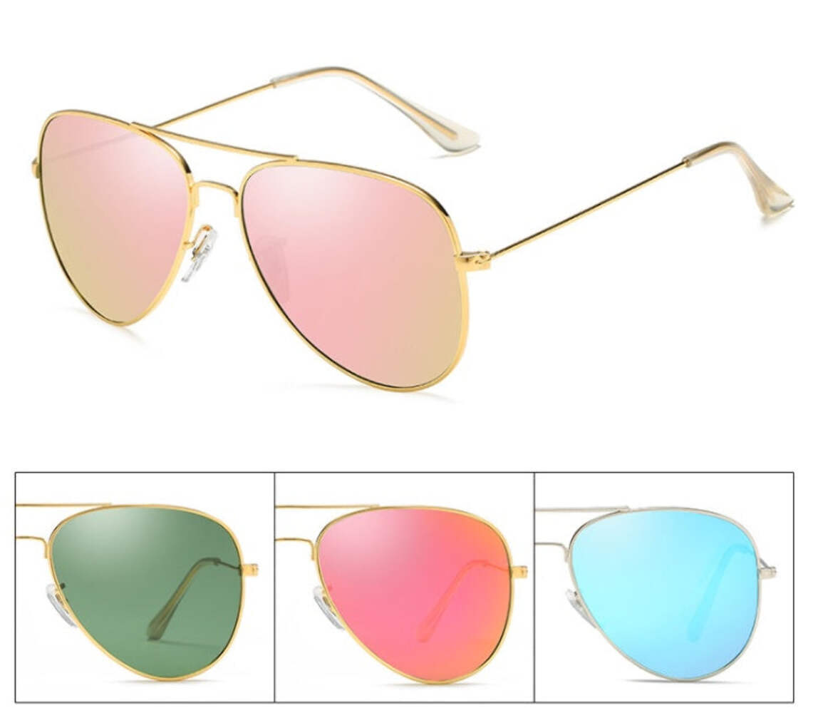 Polarized Driver Mirror Glasses with Metal Frame and TAC Lens for Enhanced Clari