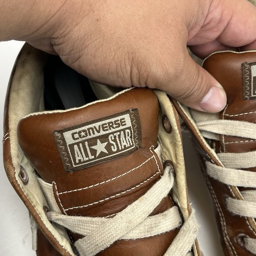 Size 12 Converse Chuck Taylor All Star Shoes Street Mid Pinecone Brown 136420C - Picture 6 of 11