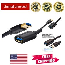 USB 3.0 Extension Cable - 3Ft High-Speed Data Transfer For Seamless Use Indoors