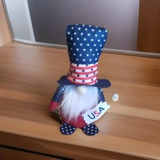  Patriotic Plush Stuffed Standing Gnome 4th o...
