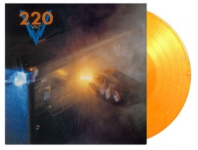 #ad #ad 220 Volt 220 Volt 180G Yellow amp; Orange Marbled LP Vinyl $35.97
