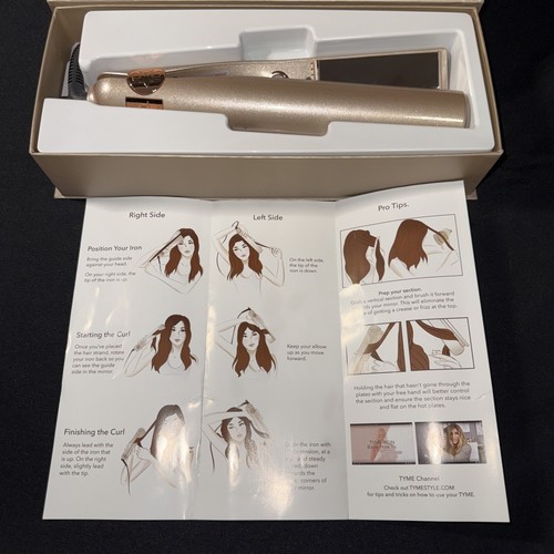 Tyme Original Iron pro 2-in-1 Hair Curler And Straightener, New - Picture 6 of 8