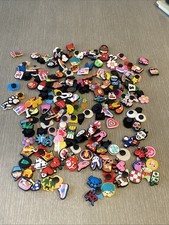 Lot of 200 Jibbitz Charms For Crocs Shoe Misc Mixed Kids Girls Boys Fun Random