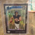 2024 Panini Donruss Optic - Rated Rookie Caleb Williams #201 Purple Scope (RC)