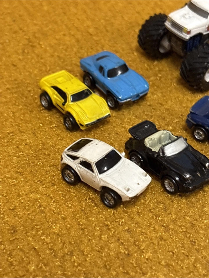 Lot Of 10 1987 Micro Machine Cars, Dump Truck, Monster Truck Vintage  - Image 3 of 4