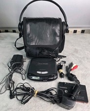 Sony Discman D-141 Vintage CD Player Mega Bass Tested Working Car Kit Headphones
