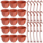15 sets Hanging Flower Pot Chlorophytum Plant Pot Plastic Flowerpots Hanging