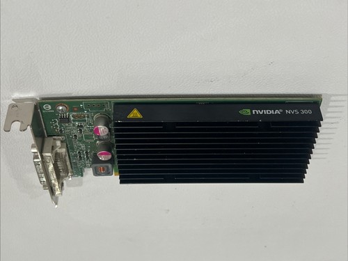NVIDIA NVS 300 512MB DDR3 Tower DMS-59 PCI-e Graphics Card - Afbeelding 2 van 4