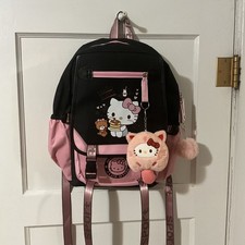 HELLO KITTY SCHOOL BACKPACK PINK BLACK