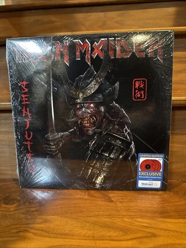 IRON MAIDEN Senjutsu 3 LP Walmart Exclusive RED/BLACK MARBLE VINYL NEW/SEALED