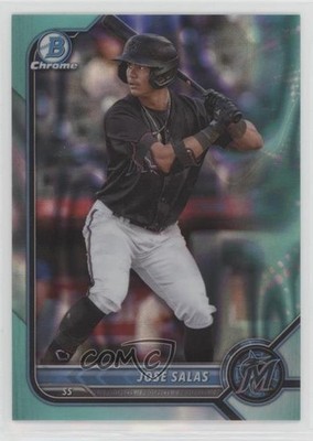 2022 Bowman Draft Chrome Aqua Lava Refractor 60/199 Jose Salas #BDC-175 0i7f