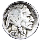 Set of 4: 1934-D  Buffalo Nickels .....  Nice Coins.....   1-1-7