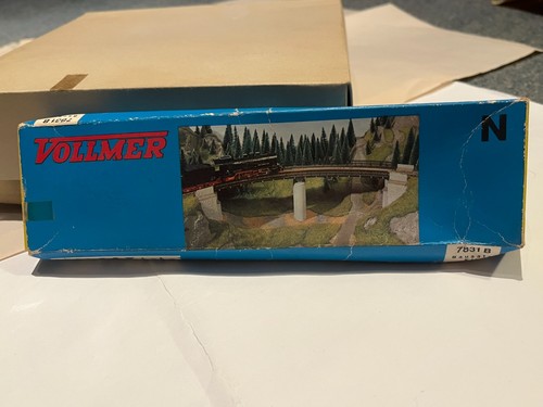 Vollmer N 8731 "Puente seco curvado", kit embalaje original, 1:160 | Condition: Gebraucht