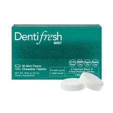 K-Nutra Dentifresh Mint Xylitol Tabs – Oral Probiotics for Bad Breath, Dry Mo...