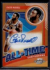 2023-24 Contenders Optic All-Time Auto Cazzie Russell #AT-CRG Orange #09/25