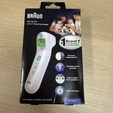Braun BNT100US No Touch 3 in 1 Thermometer NEW SEALED New born/Infant/Toddler