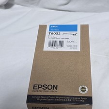Genuine Epson Cyan Ink Cartridge T6032 Date: 2014