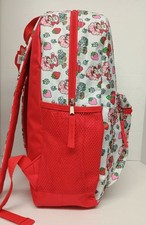 Strawberry Shortcake Backpack Retro All Over Print Red School Bag NWT