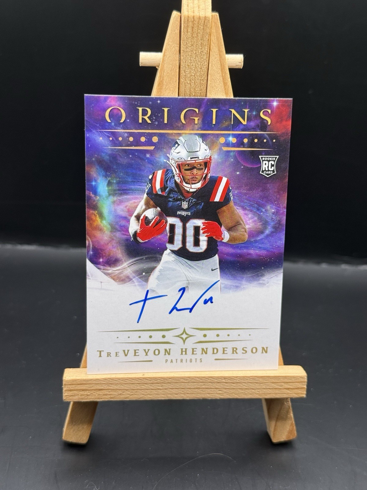 2025 Panini Origins - Rookie Autographs TreVeyon Henderson #RA-THE (AU, RC)