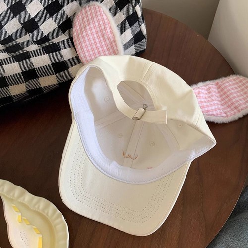 Adjustable Big Head Cap Cartoon Dog Ears Sun-proof Cap Women's Wear - Picture 7 of 9