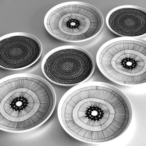 Marimekko Oiva Siirtolapuutarha Plate - Thumbnail 5