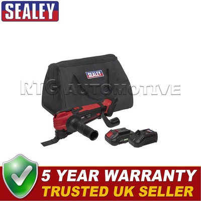 Sealey SV20 Serie kabelloses oszillierendes Multi-Tool-Kit 20 V 2 Ah CP20VMTKIT1