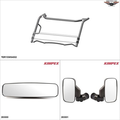 Direction2 Short Kit Windshield/mirrors - Kit #10158